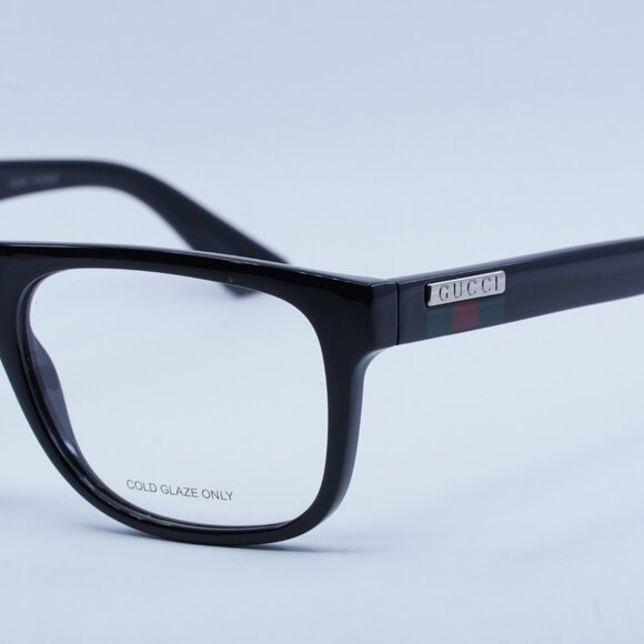 Gucci GG1117O 001 Square Eyeglasses - Black 56mm - Picture 4 of 10
